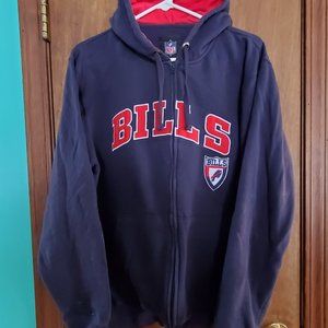Buffalo Bills Full Zip Sweatshirt - Medium